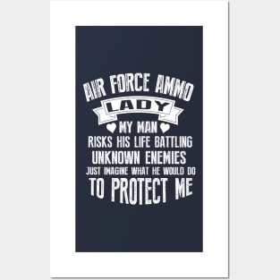 Air Force Ammo Lady Posters and Art